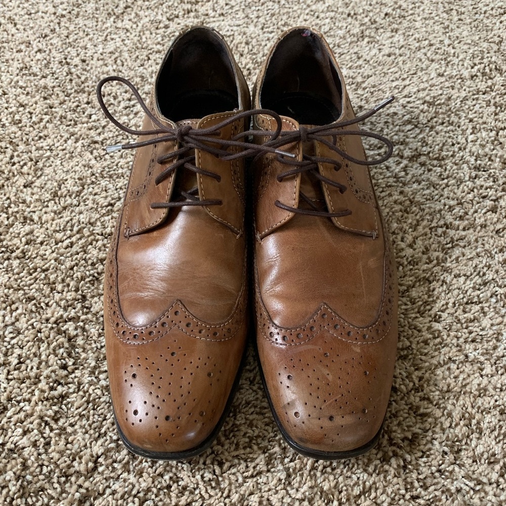 Bostonian Men’s Oxford Lace-Up Dress Shoes Size 12